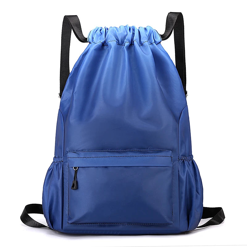 Bundle Pocket Backpack Waterproof Nylon Leisure Swimming Fitness Bag  Basketball  Soccer And Volleyball  Training Bag Sports ﻿