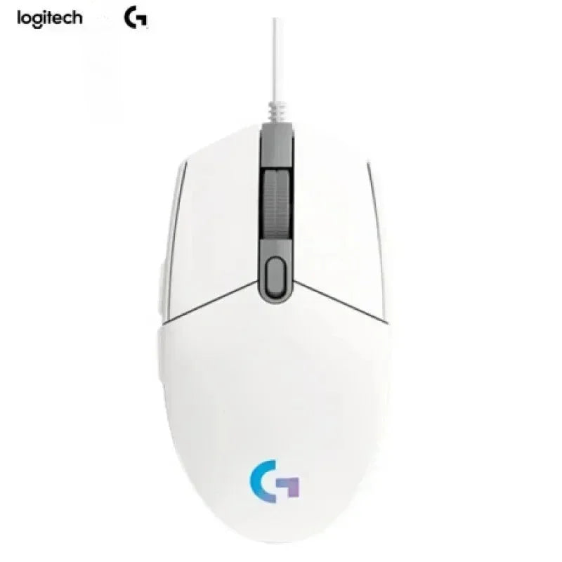Logitech G102/G203 Wired Gaming Mouse | 8000DPI Hero Sensor | Ultra-Precise Flick Shots & Recoil Control for CS:GO/PUBG