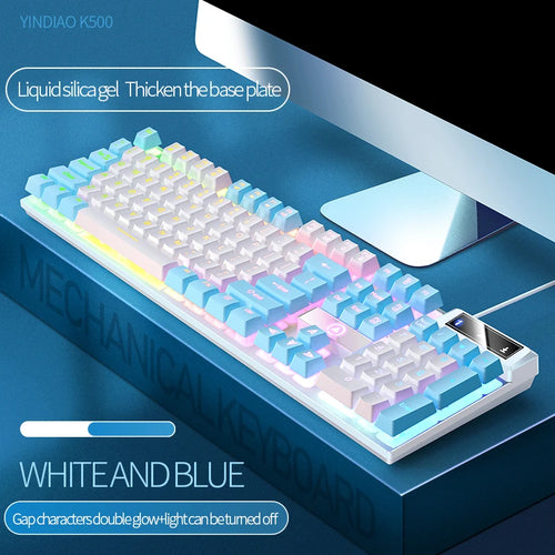 YINDIAO Keyboard Gaming Wired Laptop Desktops PC Computer Office