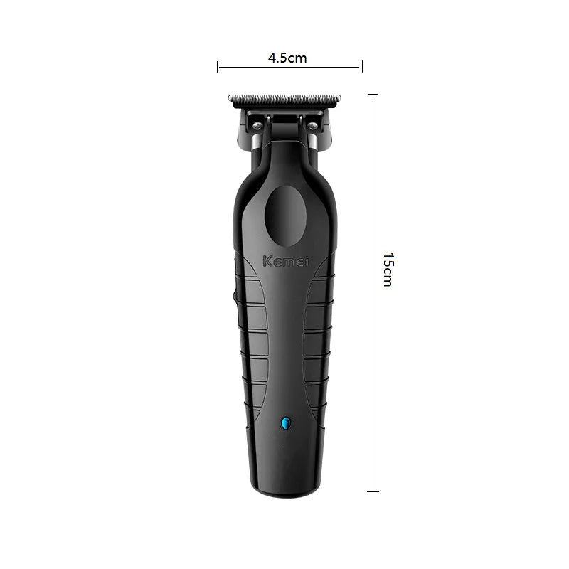 Kemei  Men's Cordless Hair Clipper USB Rechargeable Electric Hair