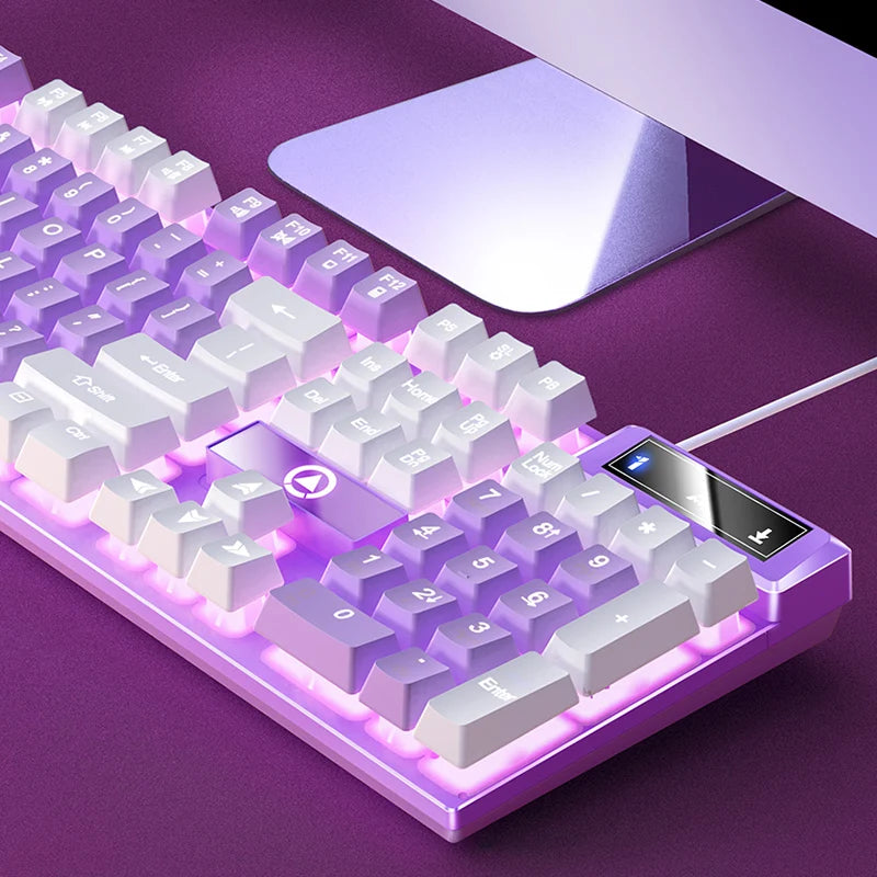 YINDIAO Keyboard Gaming Wired Laptop Desktops PC Computer Office
