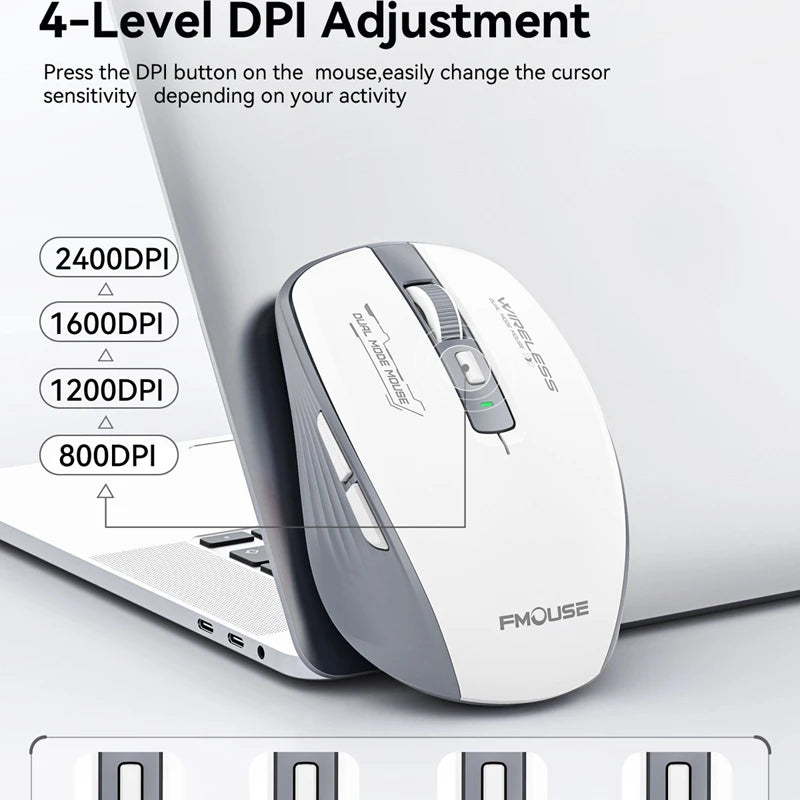 Xiaomi M303L Bluetooth Wireless Mouse 2.4G Dual Mode 1600 DPI Silent Tablet Notebook PC Office Portable Mouse For Android ios