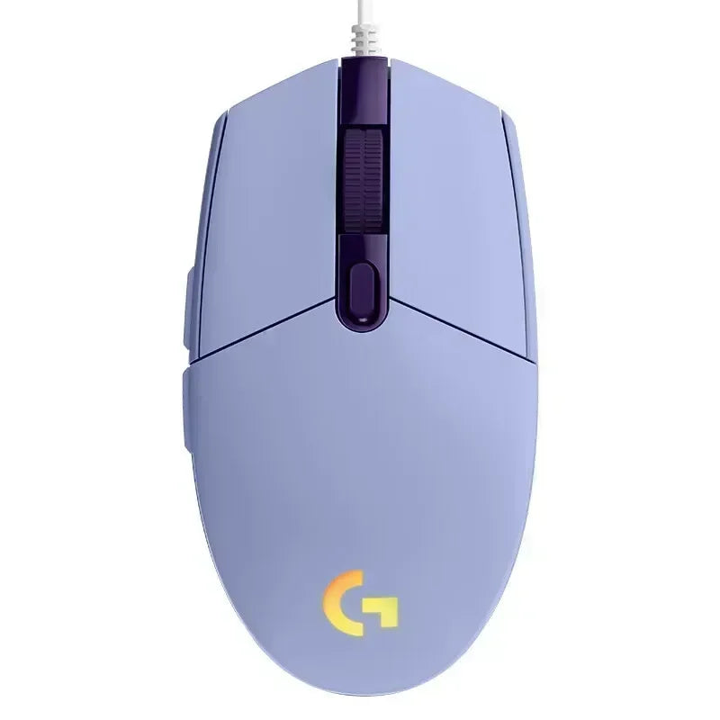 Logitech G102/G203 Wired Gaming Mouse | 8000DPI Hero Sensor | Ultra-Precise Flick Shots & Recoil Control for CS:GO/PUBG