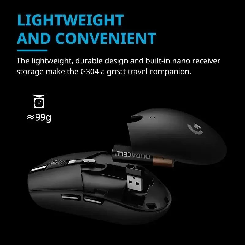 Logitech G304 Light Speed Wireless Mouse Gaming Portable Esports Peripheral Programmable Office Desktop Laptop Mouse LOL ﻿