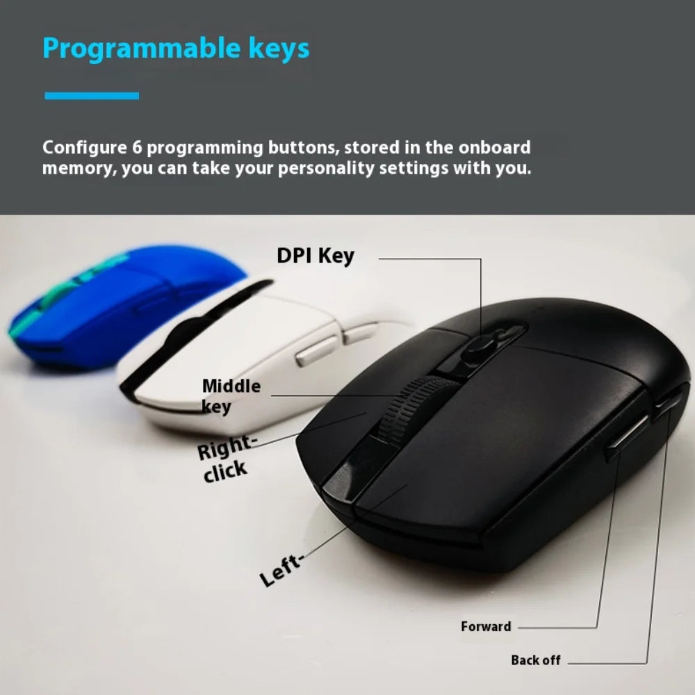 Logitech G304 Light Speed Wireless Mouse Gaming Portable Esports Peripheral Programmable Office Desktop Laptop Mouse LOL ﻿
