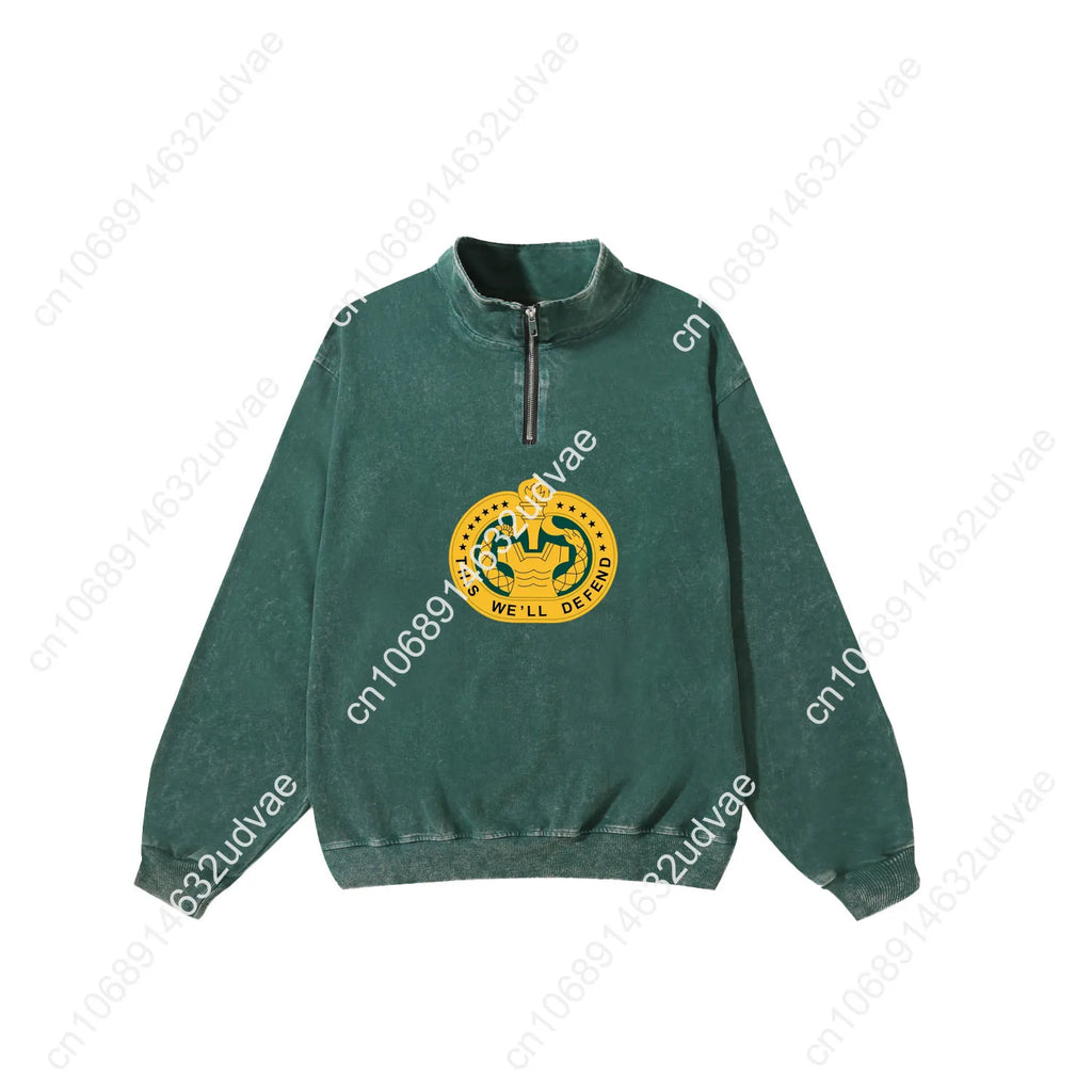 Drill Sergeant Identification Badge Retro Sweatshirt Man Woman Teenager Vintage Pullover Half Custom Made Tops Sleeved Tshirt