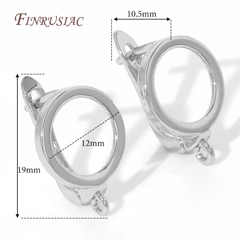 18K Gold Plated,Anti-Allergy Earring Hook Clasps,Supplies For Jewelry,Fasteners Earwires,Earrings Fixtures Accessories